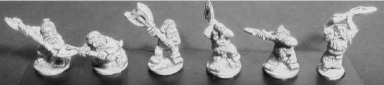 Dwarven Forge Levy Double Handed Axemen